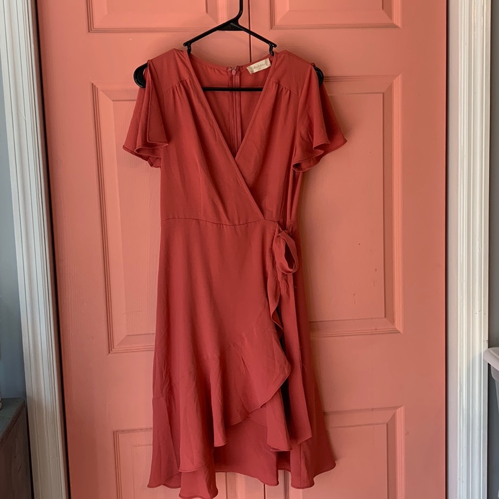 Semi Formal Coral Altar’d State Dress